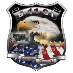  September 11th Memorial Badge Sticker/Decal