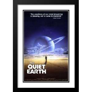 The Quiet Earth 20x26 Framed and Double Matted Movie Poster   Style A