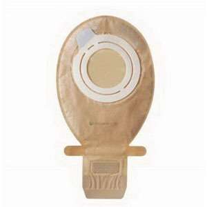 Sensura 2 piece flex easiclose wide drainable pouch, maxi, transparent 