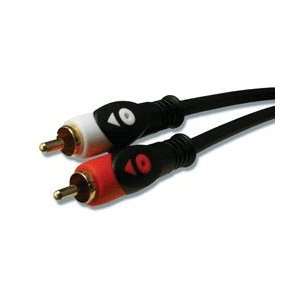   Stereo Cable with 2 RCA Male Connections 3 Feet Length: Electronics