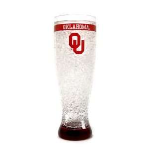Crystal Pilsner Freezer Mug   U of Oklahoma  Kitchen 