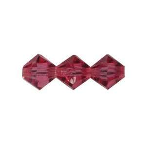   : Preciosa 6mm Bicone Czech Crystal Rose Beads: Arts, Crafts & Sewing
