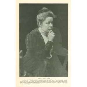  1909 Selma Lagerlof Swedish Author 