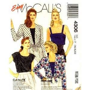   Pattern Misses Jacket Top Camisole 16   20 Arts, Crafts & Sewing