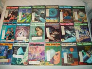 Lot of 18 Fantasy & Science Fiction Magazines  