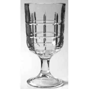   Hocking Tartan Clear Water Goblet, Crystal Tableware