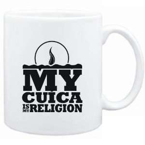Mug White  my CuÃ­ca is my religion Instruments  