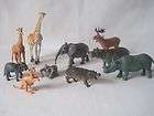 Set of MINIATURE plastic toy ~ craft ZOO animals~LOT 24  