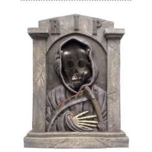  21 Illuminated Screaming Reaper Tombstone: Toys & Games