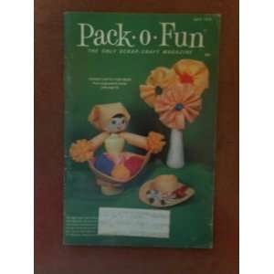  Pack O Fun Scrap Craft Magazine May 1975 Old Fashioned 
