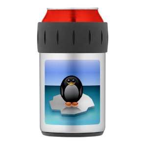    Thermos Can Cooler Koozie Cute Baby Penguin: Everything Else