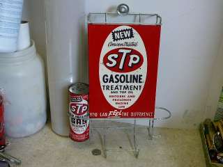 Old Vintage Service Station Gas Oil STP Gas Treatment Wire Display 