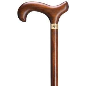   Harvy Signature Derby Hardwood Scorched and Cherry Stained Cane