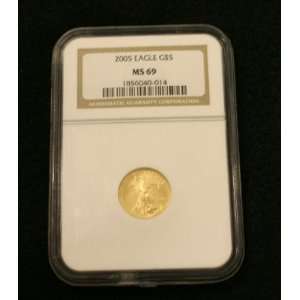  American Eagle 1/10 ounce gold coin MS 69 