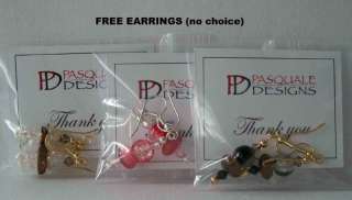 Pick Your Colours Bead Earrings: Crystal Pearls  