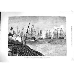  1878 British Ships Larnaca Cyprus Duke Edinburgh