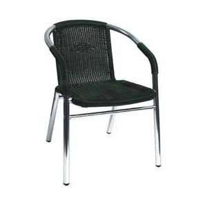  Florida Seating W 21 Outdoor Metal Arm Chair   Aluminum 