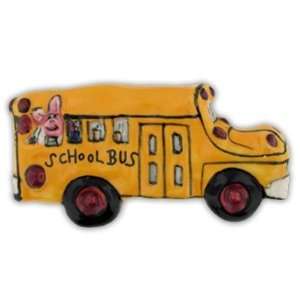  ClayWorks   School Bus Pin *Buy 1 Get 1 Free* Jewelry