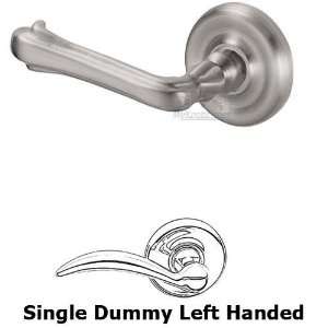 Single dummy claw foot left handed lever with contoured radius rosette