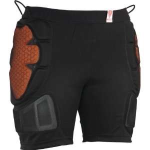  RED d3o Total Impact Padded Shorts for Women Sports 