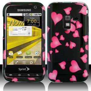  Samsung Sprint D600 Conquer 4G Raining Heart Case Cover 