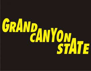 GRAND CANYON STATE Funny T Shirt Arizona Nickname Tee  
