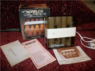NORELCO Curl Friend Compact Electric Curlers 14 Curlers  