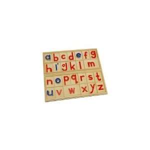  Montessori Lage Movable Alphabet   Print   with box 