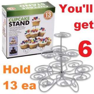 13CT CUP CAKE TOWER MUFFIN HOLDER STAND WEDDING CENTERPIECE 