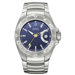 NEW Bulova Accutron Mens Curacao Stainless Steel Analog Automatic 