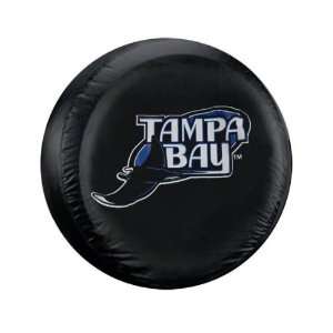  Tampa Bay Rays Black Tire Cover