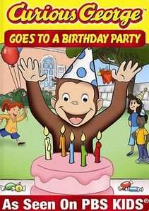 Curious George Goes to a Birthday Party DVD, 2010  