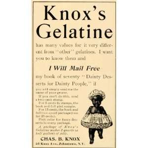   Gelatine Charles Dainty Desserts   Original Print Ad