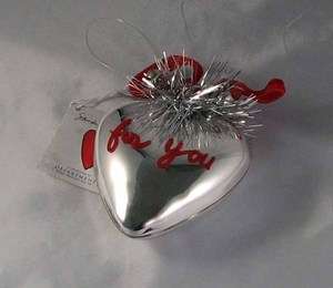 Sandra Magsamen Christmas Heart Ornament, For you  
