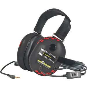  Black Scanner Headphones With Passive Noise Cancellation 