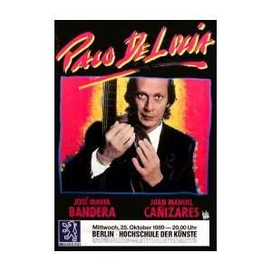  PACO DE LUCIA Berlin Germany 25th October 1989 Music 