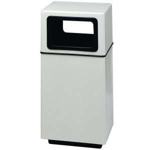  Square Fiberglass Side Entry Waste Receptacle 7S 1838T2SP 