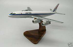DC 8 United Airline DC8 Douglas Airplane Wood Model Big  