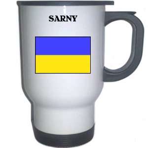  Ukraine   SARNY White Stainless Steel Mug Everything 