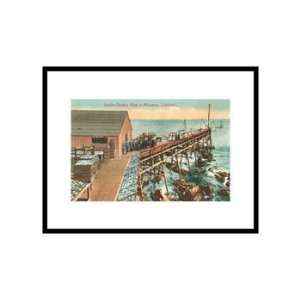Sardine Packing Plant, Monterey, California Pre Matted Poster Print 