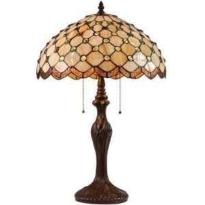  Darra Table Lamp With Tiffany Glass