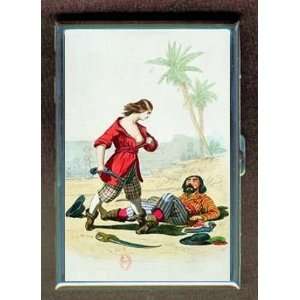  PIRATE MARY READ ANTIQUE IMAGE CREDIT CARD CASE WALLET 