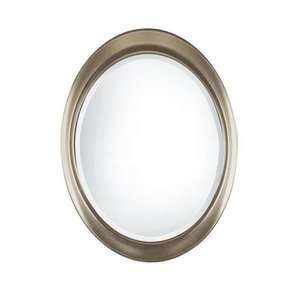 Uttermost Aaron Oval Mirror in Silver 