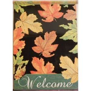  Fall Leaves Decorative House Flag: Patio, Lawn & Garden