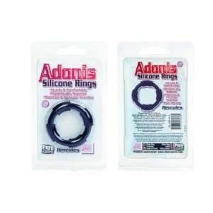 Bundle Adonis Silicone Ring Hercules Black and 2 pack of Pink Silicone 