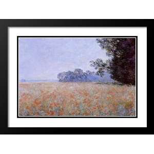  Claude Monet Framed and Double Matted 25x29 Champ D 