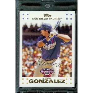  2007 Topps Opening Day #6 Adrian Gonzalez San Diego Padres 