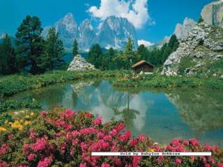 picture of Ravensburger 3000 pieces jigsaw puzzle Italy Dolomites 