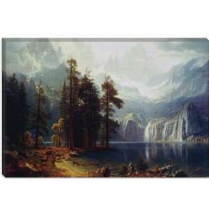  Sierra Nevada In California by Albert Bierstadt Canvas 