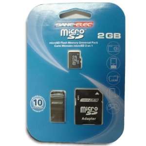  Micro Sd 2gb with Usb and Sd Adapter 3 in 1 KIT   Memory 